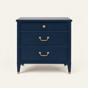 Navy Drexel Nightstand